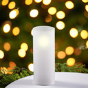 HST0412FR - Frosted Glass Hurricane Candle Shade Chimney Tube [No Bottom] - 4" x 12"