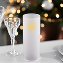 HST0412FR - Frosted Glass Hurricane Candle Shade Chimney Tube [No Bottom] - 4" x 12"