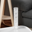 HST2514SS - Silver Speckled Glass Hurricane Candle Shade Chimney Tube [No Bottom] - 2.5" x 14"