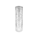 HST0310SS - Silver Speckled Glass Hurricane Candle Shade Chimney Tube [No Bottom] - 3" x 10"