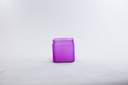 VMB0005 - Cube Vase with Lip, Machine Pressed - 4.8" (Various Colors)