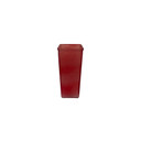 VMB7509 - Tapered Block Vase, Machine Pressed - 9" (Various Colors)