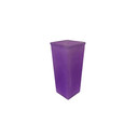 VMB7509 - Tapered Block Vase, Machine Pressed - 9" (Various Colors)