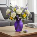 VMA1099 - Rose Bouquet Vase, Machine Blown - 8" (Various Colors)