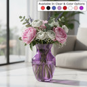 VMA1099 - Rose Bouquet Vase, Machine Blown - 8" (Various Colors)