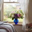 VMA1022 - Dunham Urn Vase, Machine Blown - 7.5" (Various Colors)