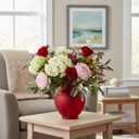 VMA1022 - Dunham Urn Vase, Machine Blown - 7.5" (Various Colors)