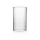 HST0508 - Clear Hurricane Candle Shade Chimney Tube [No Bottom] - 5" x 8"