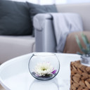 VBW0003 - Mercury Bubble Bowl Vase / Votive Candle Holder - 3" (Various Colors)