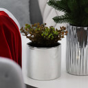 Ceramic Cylinder Vase - 6"H (Various Colors)
