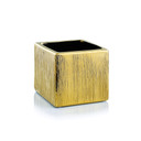 Ceramic Cube Vase - 5"H (Various Colors)
