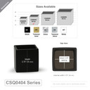 Ceramic Cube Vase - 3.75"H (Various Colors)