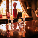 4.5" Medium Classic Pillar / Taper Candle Holder - (Various Colors)