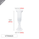 VTR0625 - Garnier Trumpet Vase - 25"