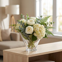 VHC1708 - Calyx Slant Cut Bowl Vase - 7.75"