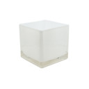 Everyday Cube Glass Vase / Candle Holder - 5" (Various Colors)