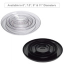 Plastic Floral Designer Dish - 9" (Various Colors)