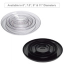 Plastic Floral Designer Dish - 6" (Various Colors)