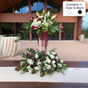 Plastic Floral Designer Dish - 6" (Various Colors)