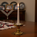 3.4" Small Classic Pillar / Taper Candle Holder (Various Colors)