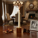 Clifford Cube Glass Taper Candle Holder - 1.57" (Various Colors)