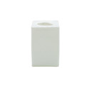 Tall Clifford Cube Glass Taper Candle Holder - 2.36" (Various Colors)