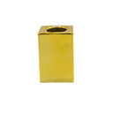 Tall Clifford Cube Glass Taper Candle Holder - 2.36" (Various Colors)