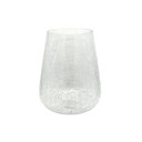 VCV2609 - Large Tapered Up Frostveil Crackle Bowl - 9.25"