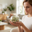 VBW0005 - Clear Bubble Bowl Glass Vase - 5"