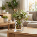 VUS0304 - Square Flared-Top Bud Vase - 4"