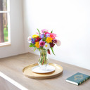 VMA1060 - Bella Vintage Floral Vase - 8.7"