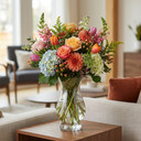 VMA1061 - Bella Vintage Floral Vase - 10.6"