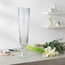 VTV3232 - Clear Fluted Trumpet Vase - 31.5"