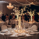 VTV3232 - Clear Fluted Trumpet Vase - 31.5"