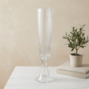 VTV3226 - Clear Fluted Trumpet Vase - 25.75"
