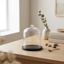 VDM0304BB - Small Glass Cloche with Base - 4.1"