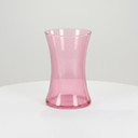 VMA1110PK - Pink Glass Rosario Vase, Machine Blown - 8"