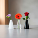 Cone Bud Vase - 4.7" (Various Colors)