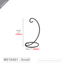 Black Metal Terrarium Hanger Collection – Decorative Hanging Display Stands (Various Sizes)