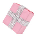 Silver Diamond Mesh Wrap Roll Rhinestone Crystal Ribbon - 10 Yards (Single Roll)