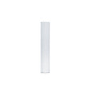 HSR0212 - Pleated/Ribbed Clear Glass Hurricane Candle Shade Chimney Tube  [No Bottom] - 2" x 12"