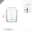 VCY0404A - Everyday Cylinder Glass Vase - 4"