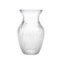 Swirled Rose Bouquet Vase, Machine Pressed - 8" (Various Colors)