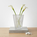 VQT3009 - Overjoyed Boutique Harper Vase / Tapered Block Vase - 8.85"