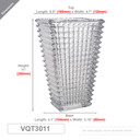 VQT3011 - Overjoyed Boutique Harper Vase / Tapered Block Vase - 11"
