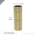 Tall Ceramic Cylinder Vase - 4" x 12" (Various Colors)