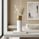 Tall Ceramic Cylinder Vase - 4" x 12" (Various Colors)