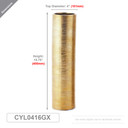 Extra Tall Ceramic Cylinder Vase - 4" x 15.75" (Various Colors)