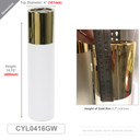 Extra Tall Ceramic Cylinder Vase - 4" x 15.75" (Various Colors)
