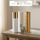 CYL0416 - Extra Tall Ceramic Cylinder Vase - 4" x 15.75" (Various Colors)